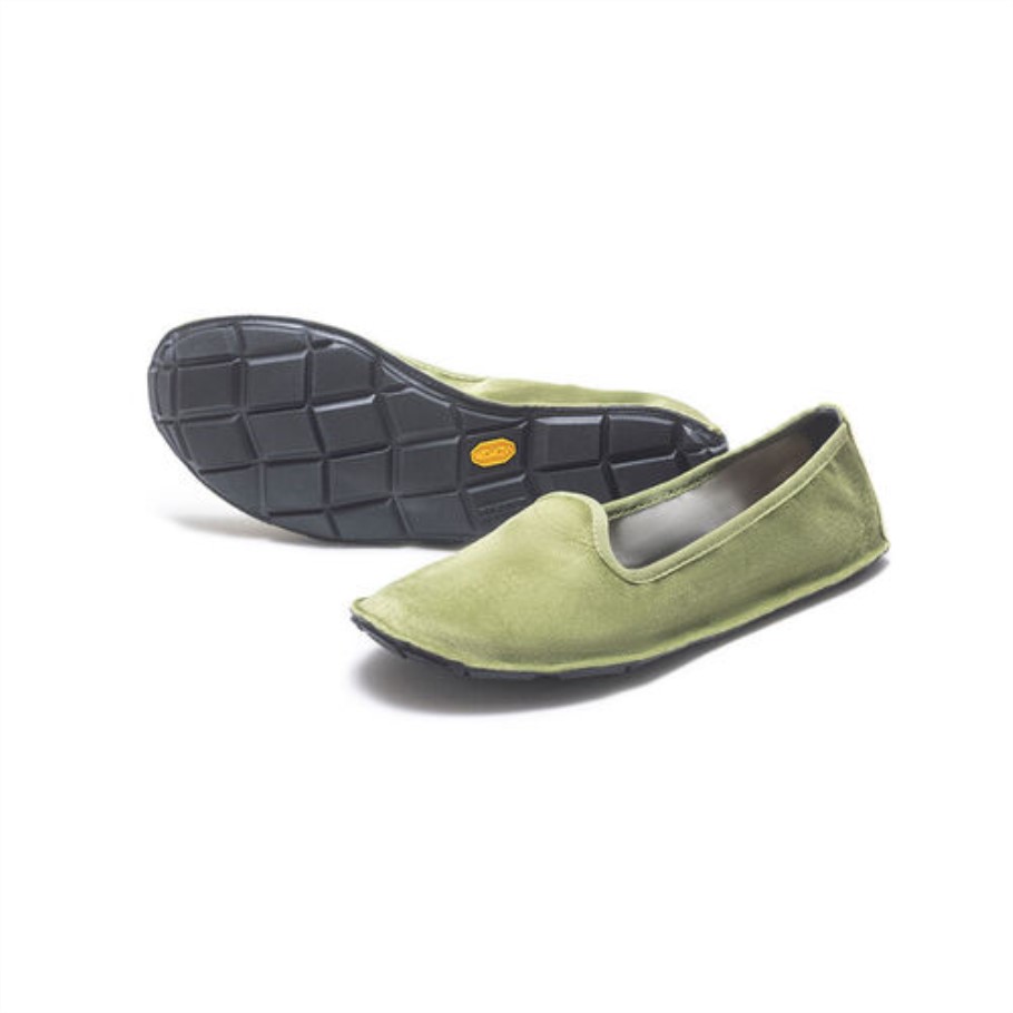Green Vibram One Quarter Velvet